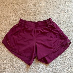 Purple / Magenta Lululemon shorts